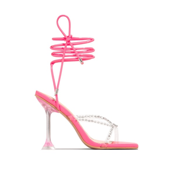 PINK HEELS (NWOT) - Picture 2 of 8